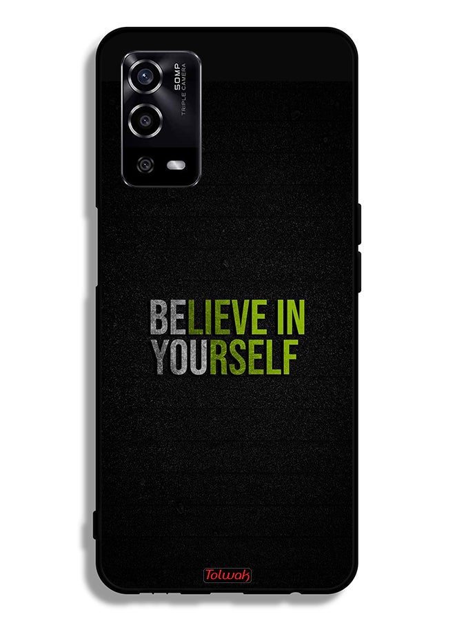 Tolwak Oppo A55 4G Protective Case Cover Believe In Yourself - Image 2