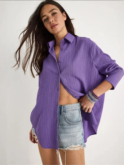 بيانكو لوتشي قميص بوبلين واسع من لوتشي