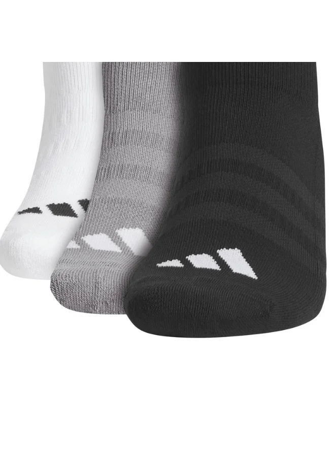 اديداس adidas 3 PK ANKLE White Golf SOCKS for Men - 6508