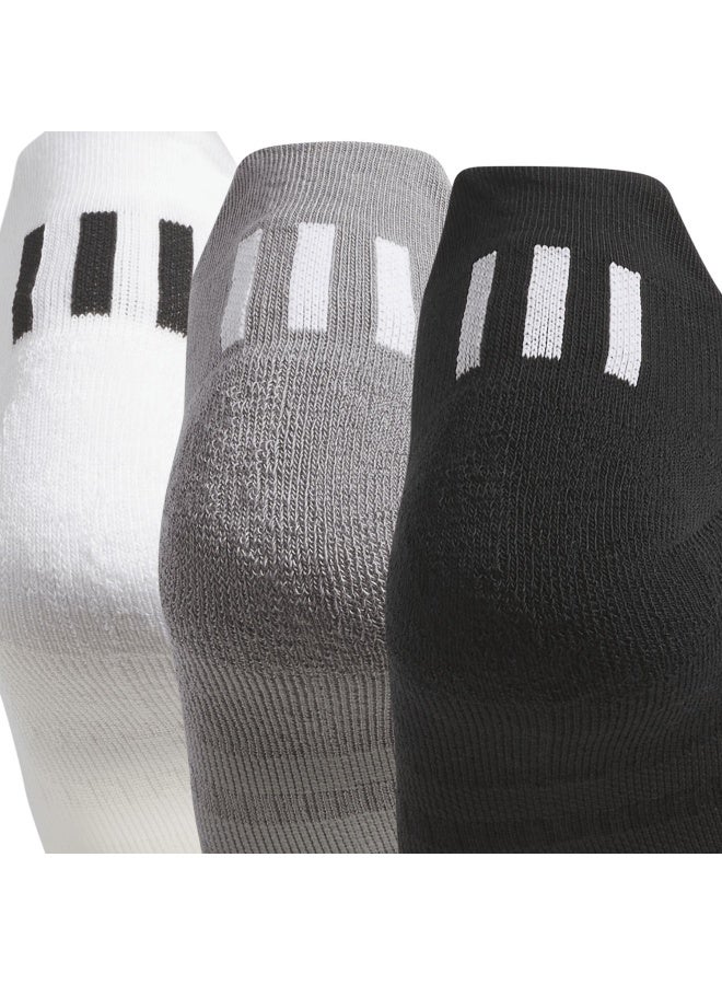 Adidas 3 Pk Ankle White Golf Socks For Men 6.5-8  - Image 4