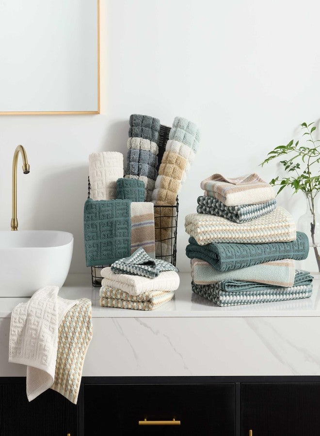 Martex Arcadia Terra Slate 2 Piece Hand Towel Set - Image 2