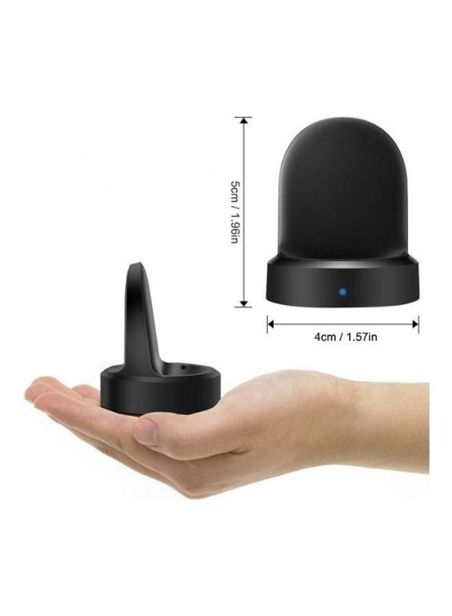 NIBEMINENT Wireless Smartwatch Charger Dock Pad For Samsung Gear S3 Smart Watch Black  - Image 3