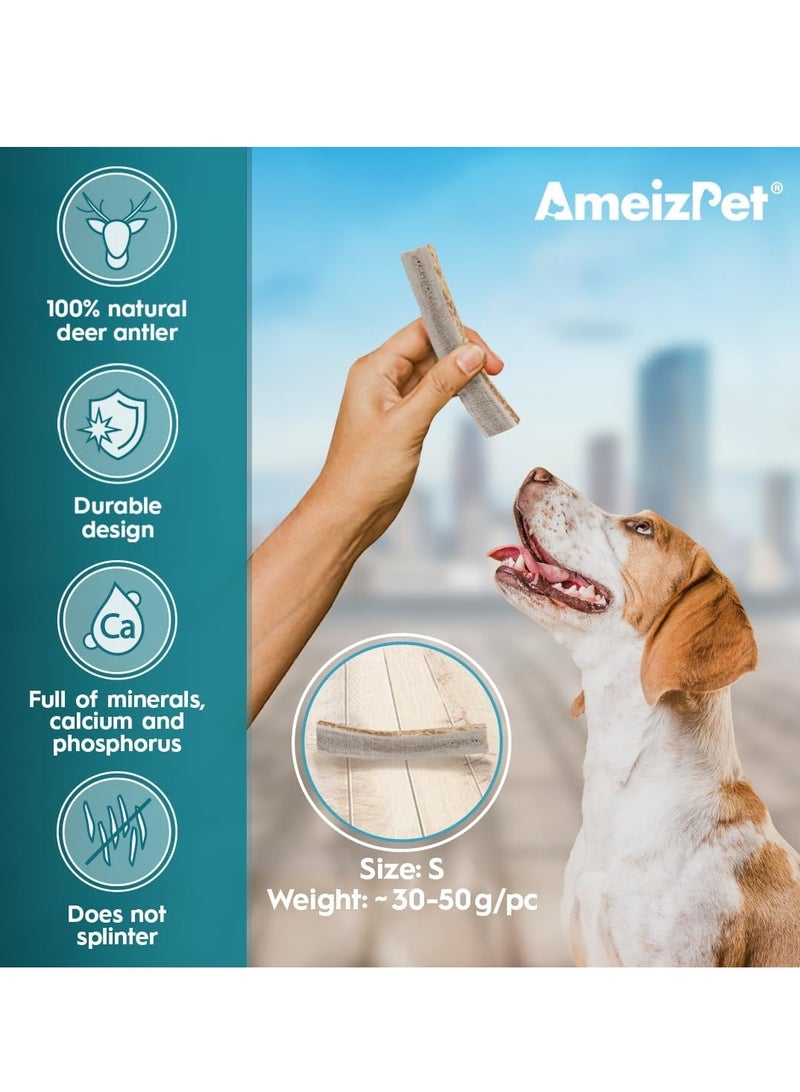 PET Split Antler Chews For Dogs All Natural Dog Chews Long Lasting Elk Antler Bones for Dog Durable Deer Antlers For Dogs 1pc S Size Deer Antlers - Image 2