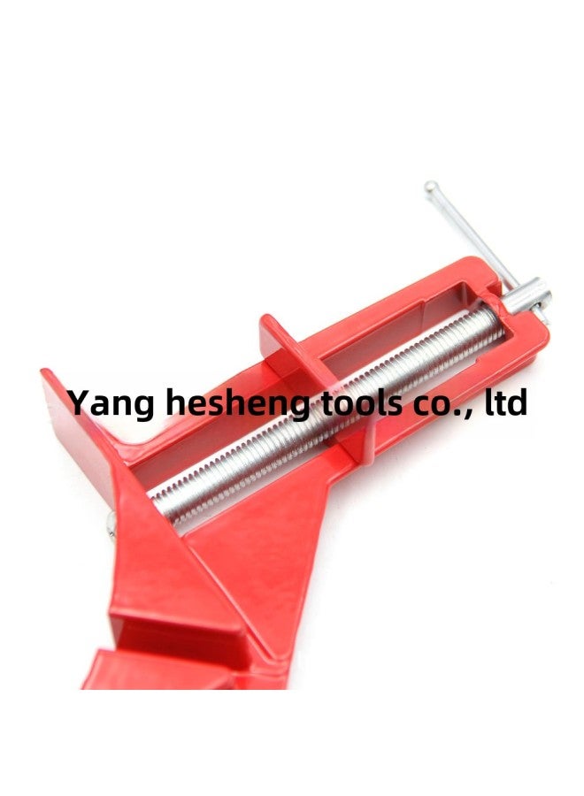 90 Degree Right Angle Clamp Welding Fixing Tool Woodworking Vice Fish Tank Fixer Red Aluminum Alloy Welding Vise Right Angle Clamp-Specifications And Models:Red Right Angle Fixed Clip Bubble Bag "145g]  - Image 4