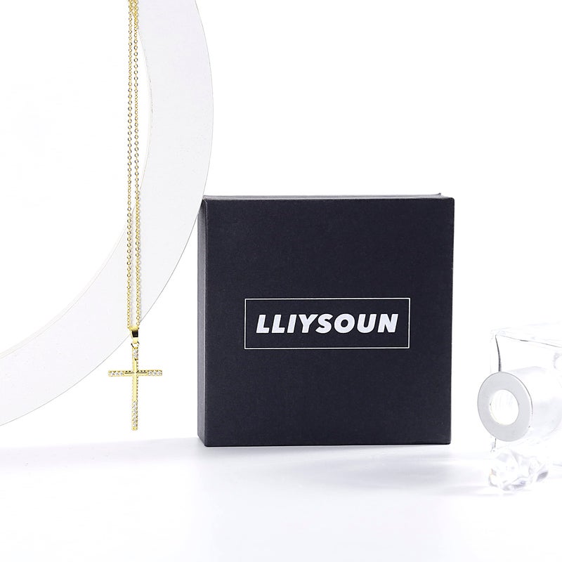 LLIYSOUN Gold Cross Necklaces for Women Jewelry Gold Cross Necklaces Gifts for Women Cross Necklace Minimalist Trendy Jewelry Valentines Day Gifts CN1 - Image 5