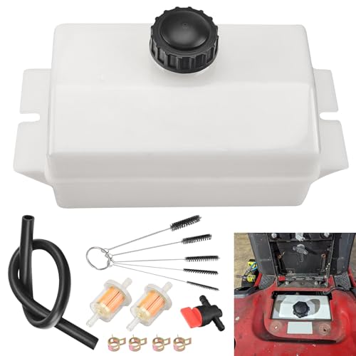 Fennoral 532184900 184900 Fuel Tank & Fuel Cap for Poulan Craftsman Husqvarna Roper, Sears Weed Eater Fits DYT4000 PP1238 T1000 LT2000 Lawn Mower Replaces 109202X, 532109202, 105738X - Image 1