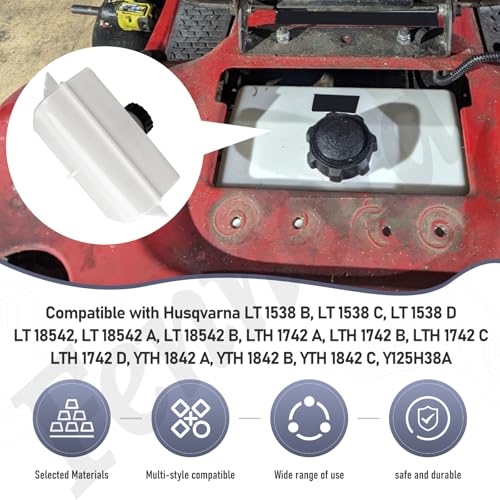 Fennoral 532184900 184900 Fuel Tank & Fuel Cap for Poulan Craftsman Husqvarna Roper, Sears Weed Eater Fits DYT4000 PP1238 T1000 LT2000 Lawn Mower Replaces 109202X, 532109202, 105738X - Image 4