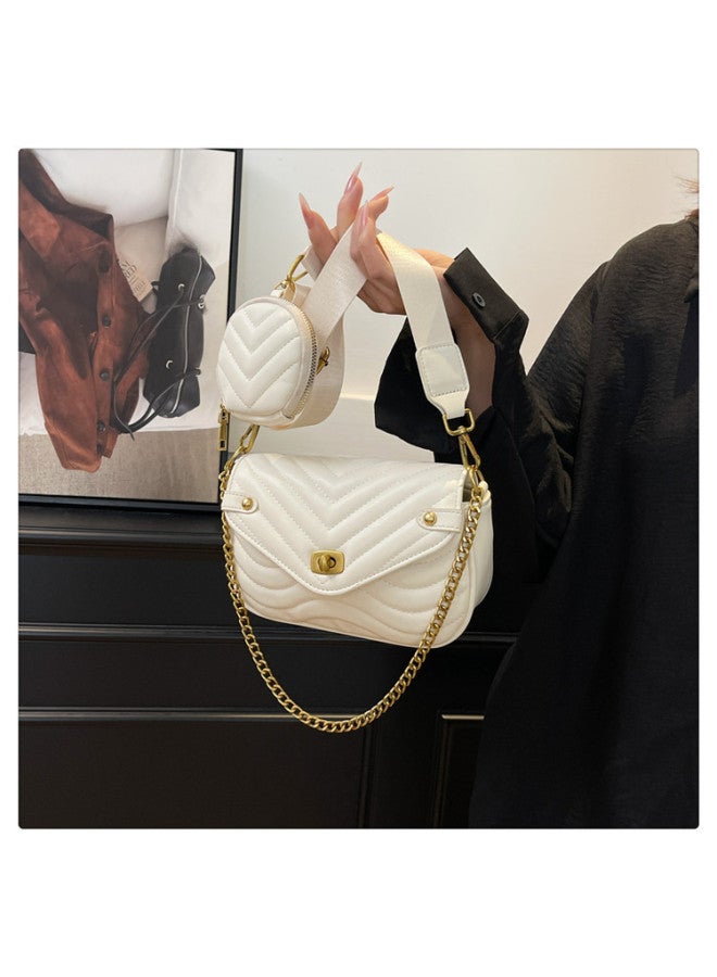 French Texture Popular Small Bag For Women 2025 New Trendy Internet Celebrity Summer Shoulder Bag Chain Crossbody Bag Bags 