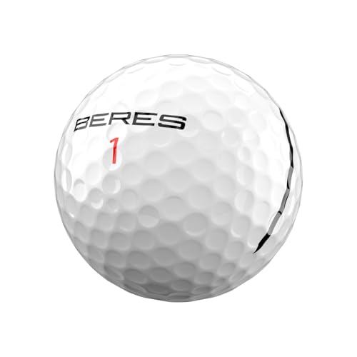 Honma BERES 3S Golf Balls, Long Distance with High Speed,3 Layer with Surlyn Cover‌,Soft Golf Balls for Men Women Beginner Amateur Golfer, Perfect for Off The Tee and Around The Green,1 Dozen - Image 2