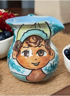 Generic Microwave safe ceramic and earthenware jug, hand painted  - Image 1
