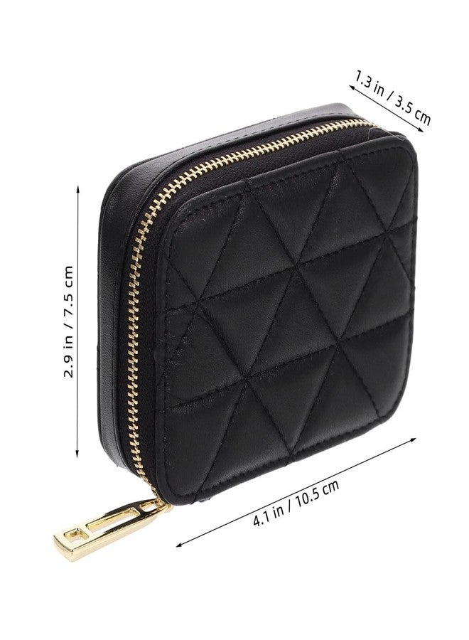 هيموتون حقيبة أحمر شفاه هيموتون مع مرآة لحقيبة اليد، صغيرة الحجم 4.13 بوصة، حامل أحمر شفاه محمول، حقيبة مكياج، منظم سفر، حقيبة مستحضرات تجميل للنساء - Image 2