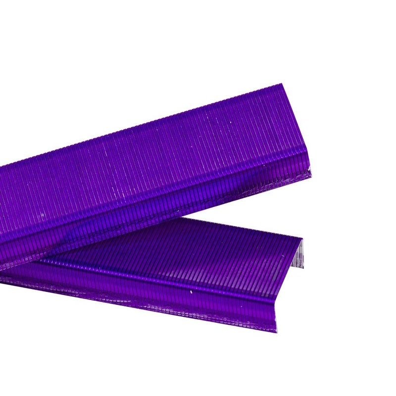 JAM Paper Standard Size Colorful Staples - Violet Purple - 5000/box Flexible varied design - Image 1
