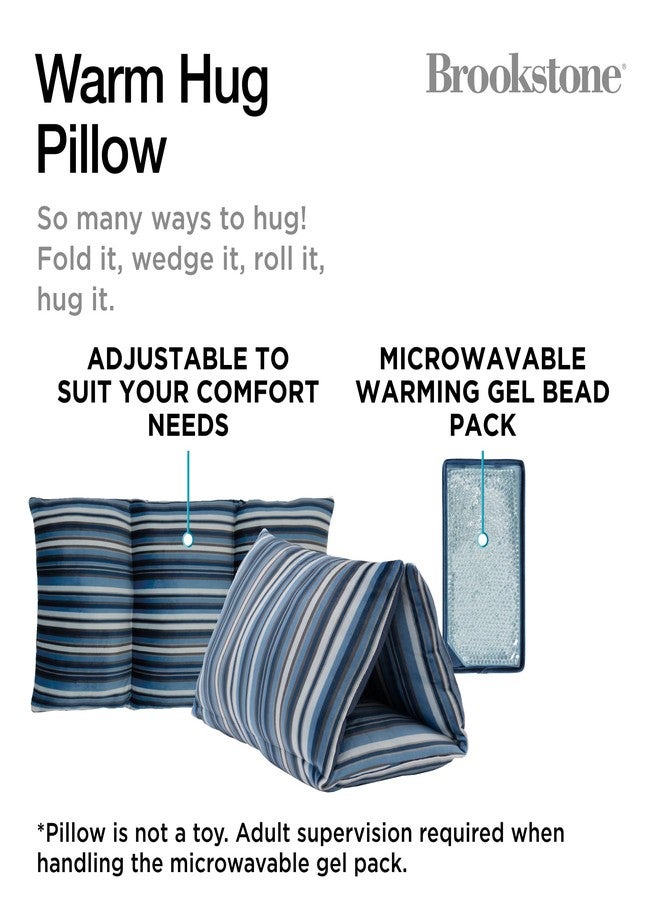 Brookstone HUG'ZZZ Soft Pillow - Microwaveable Gel Pack for Warming Sensation, Comfort & Support - Fold, Roll, or Wedge Pillow for Sitting, Napping, or Hugging Ideas - Image 2