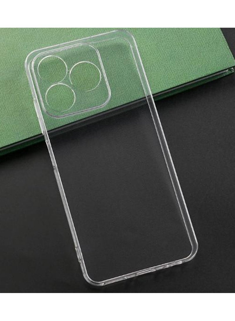 كومبي جراب حماية لهاتف ZTE nubia V60 4G، غطاء حماية مقاوم للصدمات شفاف - Image 1