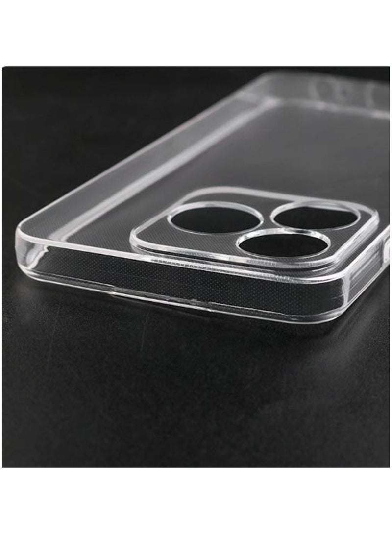 كومبي جراب حماية لهاتف ZTE nubia V60 4G، غطاء حماية مقاوم للصدمات شفاف - Image 2