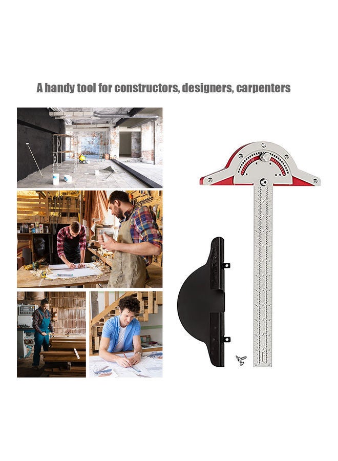 NIBEMINENT Multi-Functional Measuring Ruler Multicolour - Image 3
