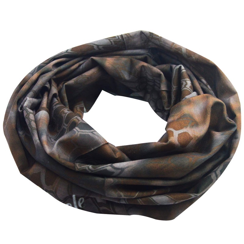 Obacle Face Mask for Sun Dust Wind Protection Breathable Seamless Face Mask Headband Bandana for Men Women Thin Neck Gaiter for Motorcycle Fishing Hunting Outdoor Sport (Python Skin Deep Brown) - Image 4