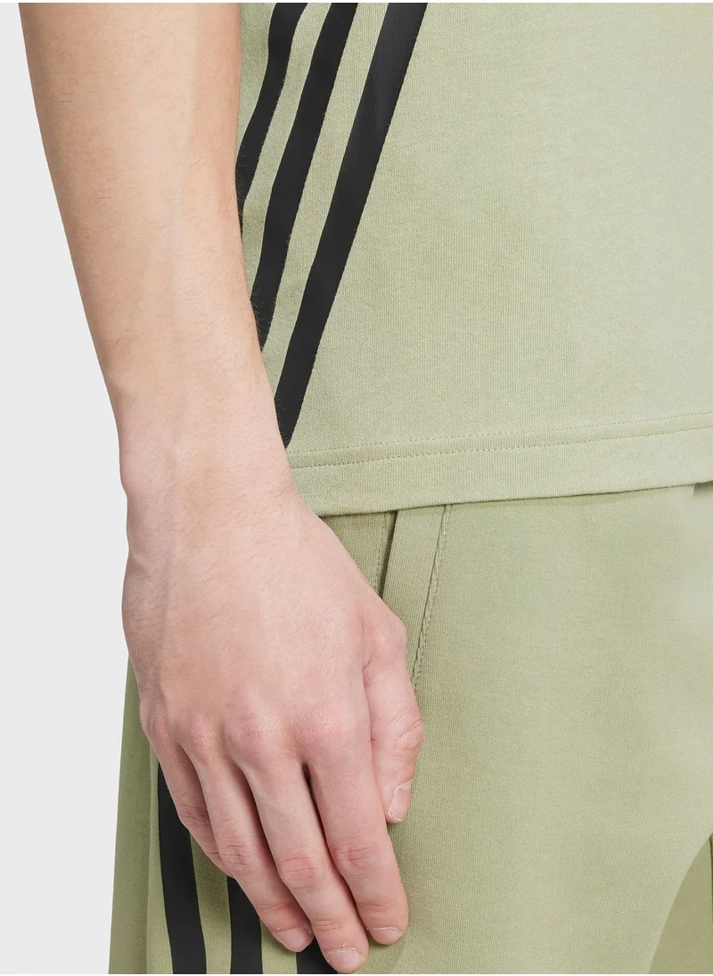 Adidas Future Icon 3 Stripe T-Shirt