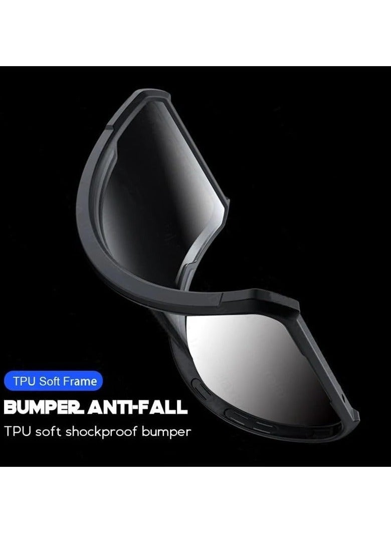 عام حافظة متوافقة مع موتورولا إيدج 50 فيوجن 【دروب رووف】 【مقاوم للعرق】 【مقاوم لبصمات الأصابع】 حافظة هاتف واقية شفافة من البولي يوريثان+بيسي تناسب موتو إيدج 50 فيوجن - Image 3