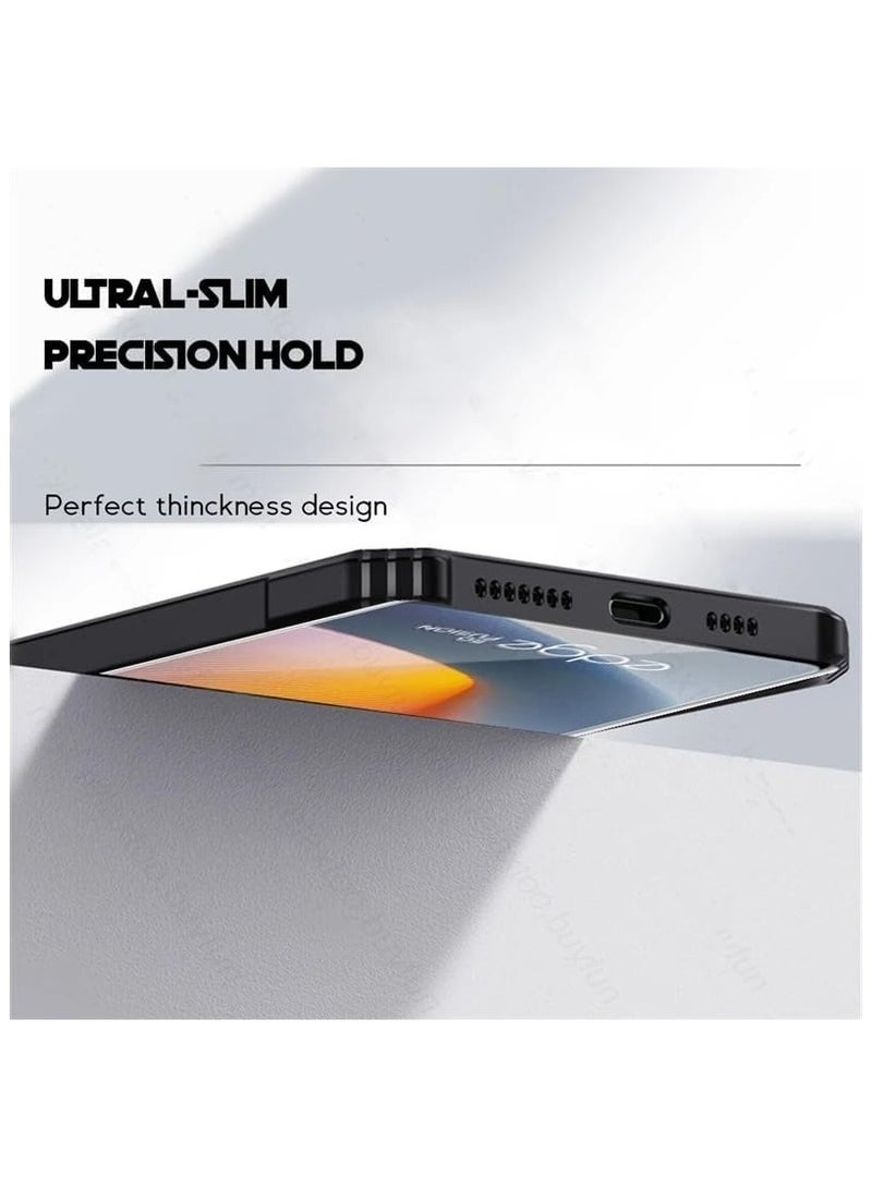 عام حافظة متوافقة مع موتورولا إيدج 50 فيوجن 【دروب رووف】 【مقاوم للعرق】 【مقاوم لبصمات الأصابع】 حافظة هاتف واقية شفافة من البولي يوريثان+بيسي تناسب موتو إيدج 50 فيوجن - Image 5