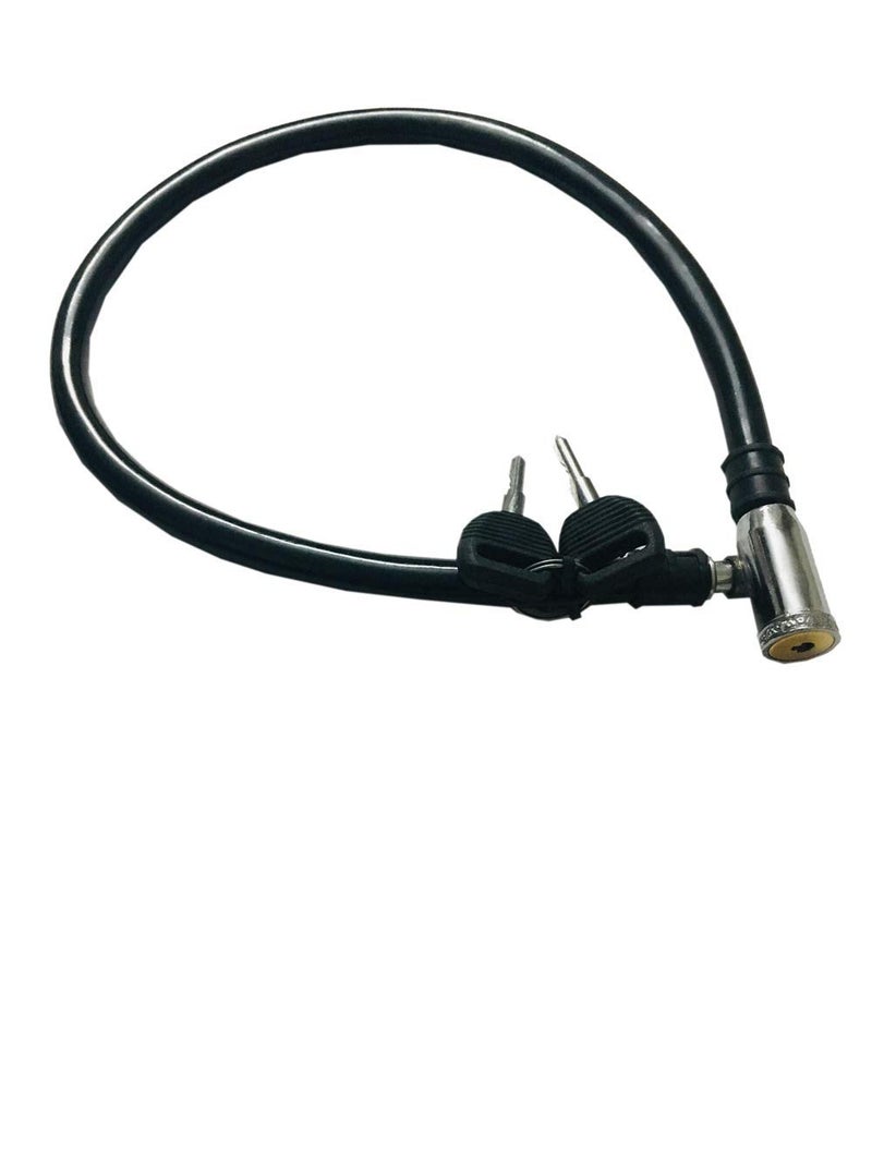 ShreNik Multi Purpose Safety Cable Lock for Bicycles Cycles (Black) - Image 4