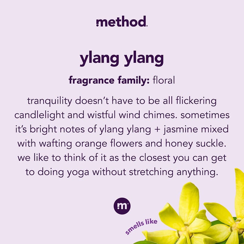 Method Daily Shower Cleaner Spray, Ylang Ylang, For Showers, Tile, Fixtures, Glass and Tubs, 28 oz spray bottle (Pack of 1) - Image 3