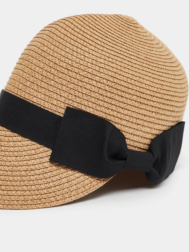 Styli Styli Ribbon Detail Straw Cap