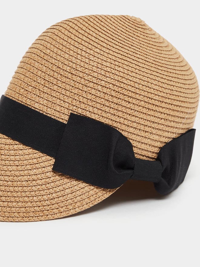 Styli Styli Ribbon Detail Straw Cap  - Image 3