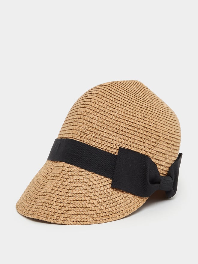 Styli Styli Ribbon Detail Straw Cap  - Image 1