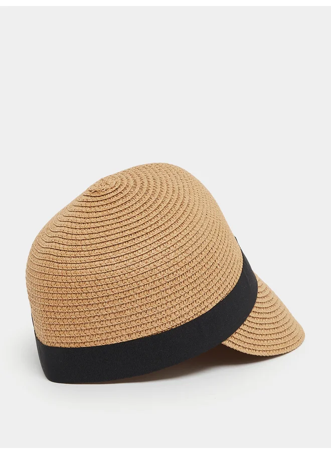 Styli Styli Ribbon Detail Straw Cap