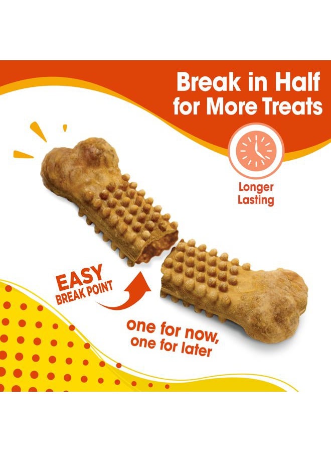 Nylabone Nubz Chicken Treats I All Natural Edible Chew Treats for Dogs l Made in USA l 2 (16 Count) Small - Up to 30 lbs. - Image 2