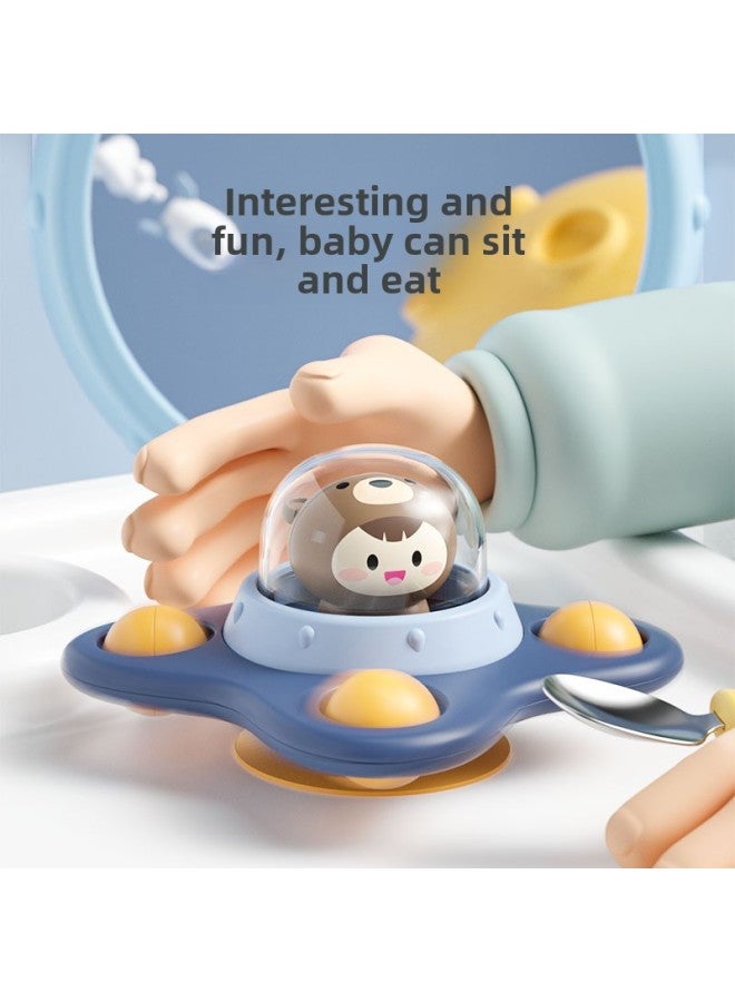 Baby Sucker Tun Le Young Children's Calming Sucker Finger Rotating Gyro Dining Chair Bathroom Water Play Toys-Color:Cartoon Spinner [dinosaur] Bag - Image 3