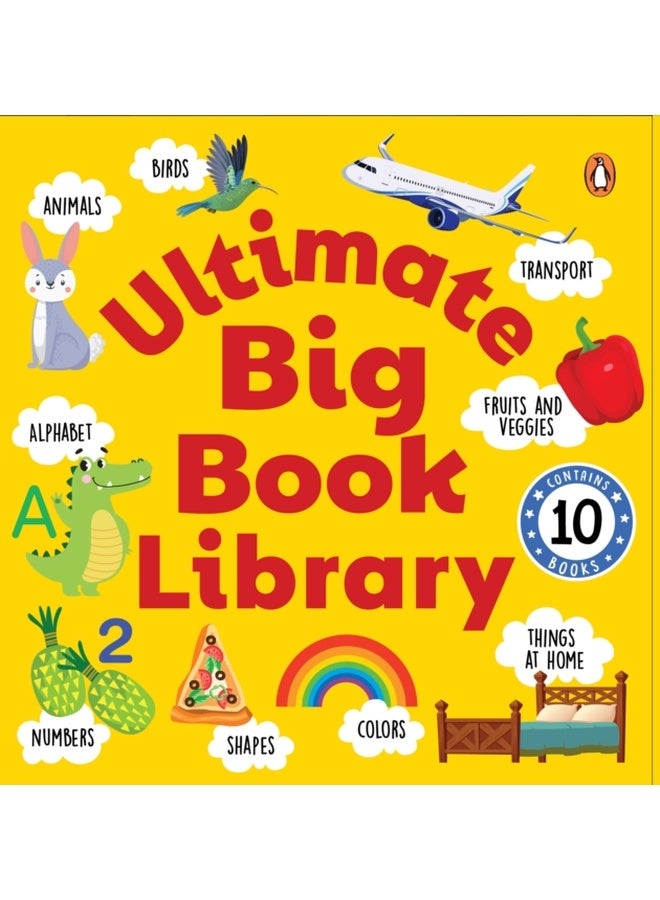 Ultimate Big Book Library (10 Books Tuck-Box): A Boxset of 10 Illustrated Board Books for Preschool Kids, Toddlers [Penguin Early Learning Series] 