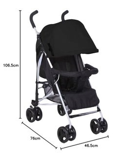 Bumble & Bird Light Baby Travel Stroller - Black  - Image 2