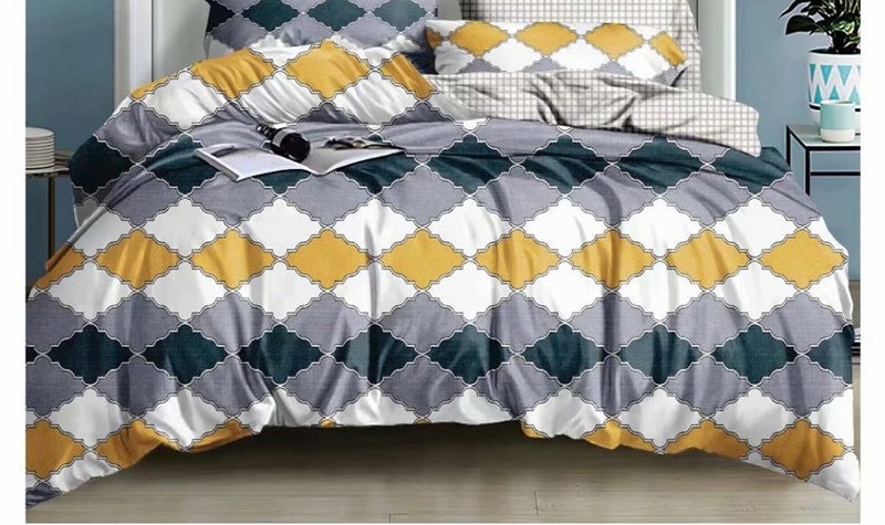 VIVEA RESERVE Premium 220 GSM Double Bed AC Comforter || Soft Cotton Quilt for All Seasons || Reversible Lightweight || Includes 1 Comforter for Double Bed (90" x 100" inch, Multidiamond) - Image 2