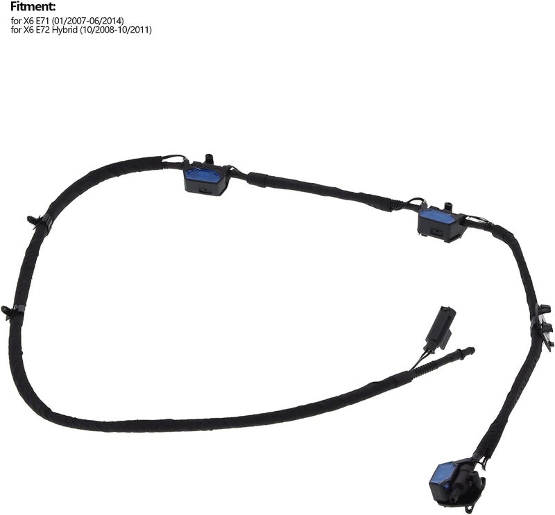 Front Windshield Washer Nozzle Array for X6 E71 (2007-2014) - Replaces OE# 61667275175, 61664849602 - Image 2