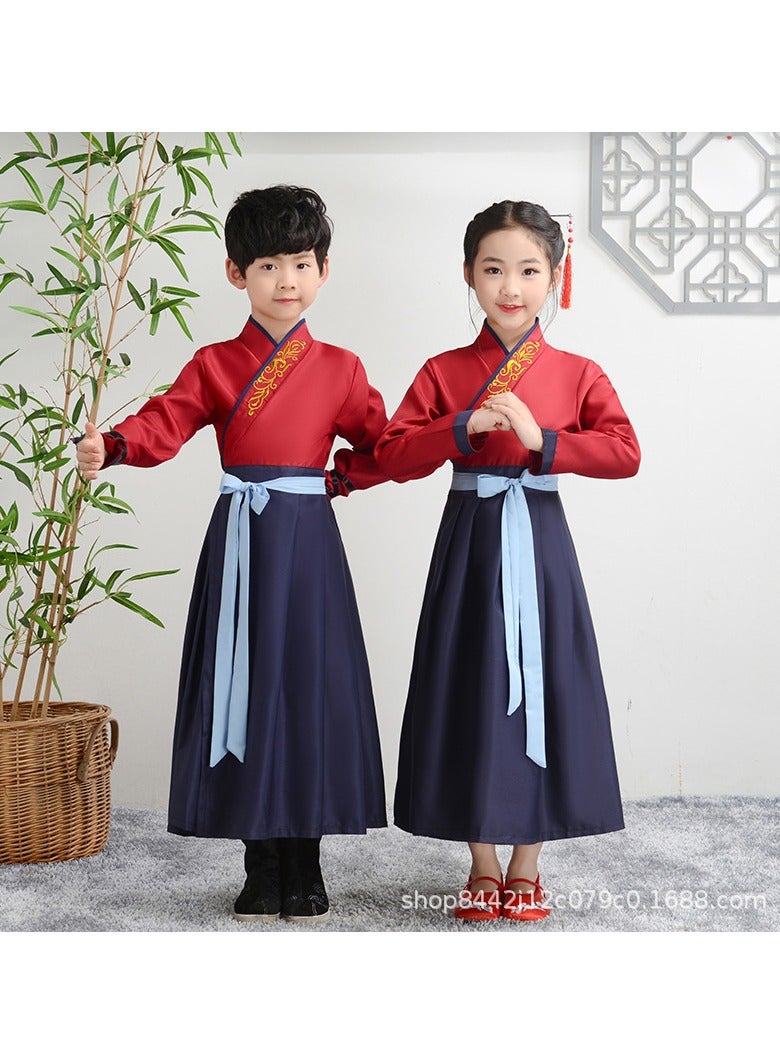 general Traditional Girl's Ancient Hanfu Costume - Elegant Princess Performance Dress for Stage, Cosplay & Cultural Events - Image 1