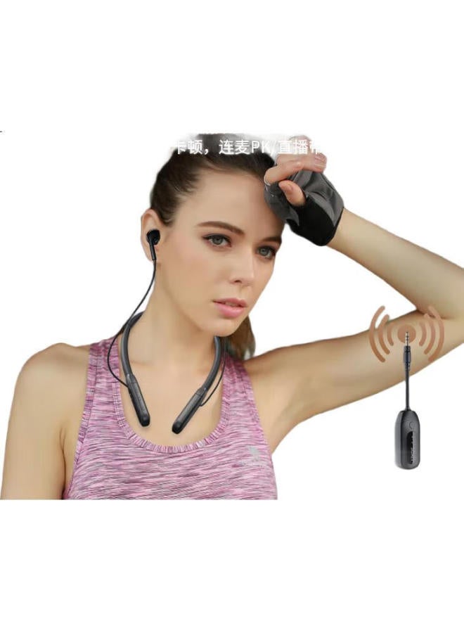 Soaiy Sg5 Monitoring Wireless Earphones, Professional Wireless Sound Card, In-Ear Monitoring For Singing Douyin, Neckband-Style Wireless Earphones For Mobile Phones - Image 3