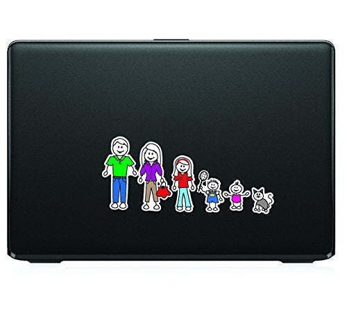 Enjoy It Color Accents Family Car Stickers Stick Figure Family, 20 Pieces, Outdoor Rated Vinyl Sticker Decals - Image 5