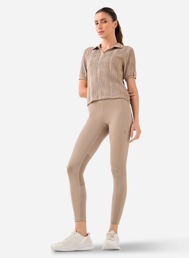 Active Jacquard Textured Polo T-shirt - Image 2