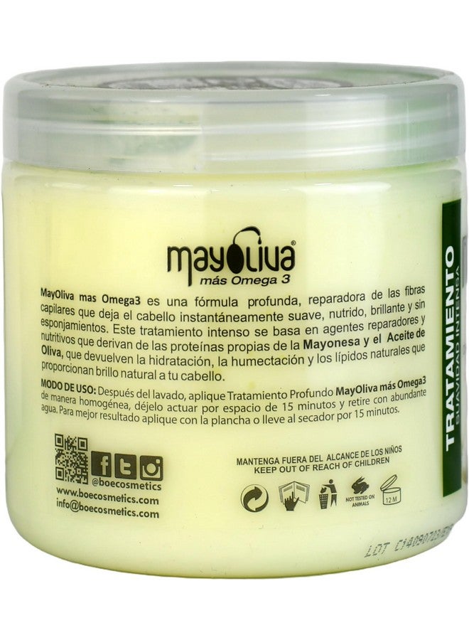 BOE Mayoliva Omega 3 Intensive Conditioning Therapy For Dry And Damaged Hair 16 Oz 16 Ounces - Image 3