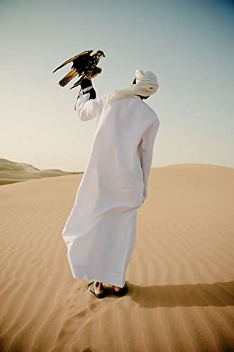 HOMELEX Men's Muslim Clothes Thobe Middle East Kaftan Saudi Arab Caftans Islamic Abaya Dress Dubai Robes - Image 3