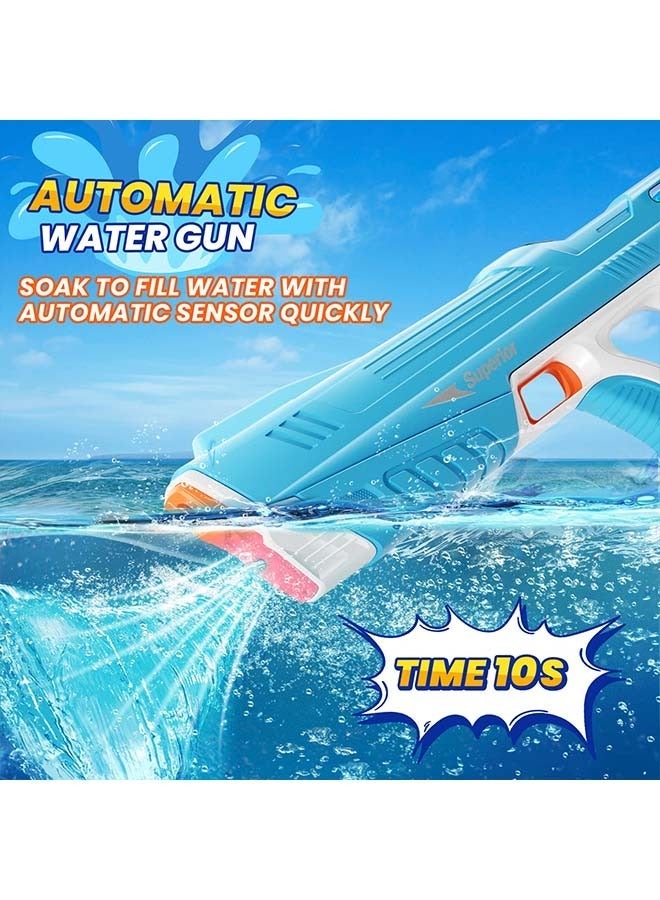 Sakulight Electric Water Gun,Auto Suction Guns for Adults&Kids,Squirt 39 Ft Range,Battery Powered Squirt Gun,Automatic Gun,Water Blaster,Pool Beach Outdoor Party Toys Kids Ages 8-12 - Image 2