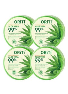 4 PCS Aloe Vera Soothing Moisturizing Gel Clear 300ml