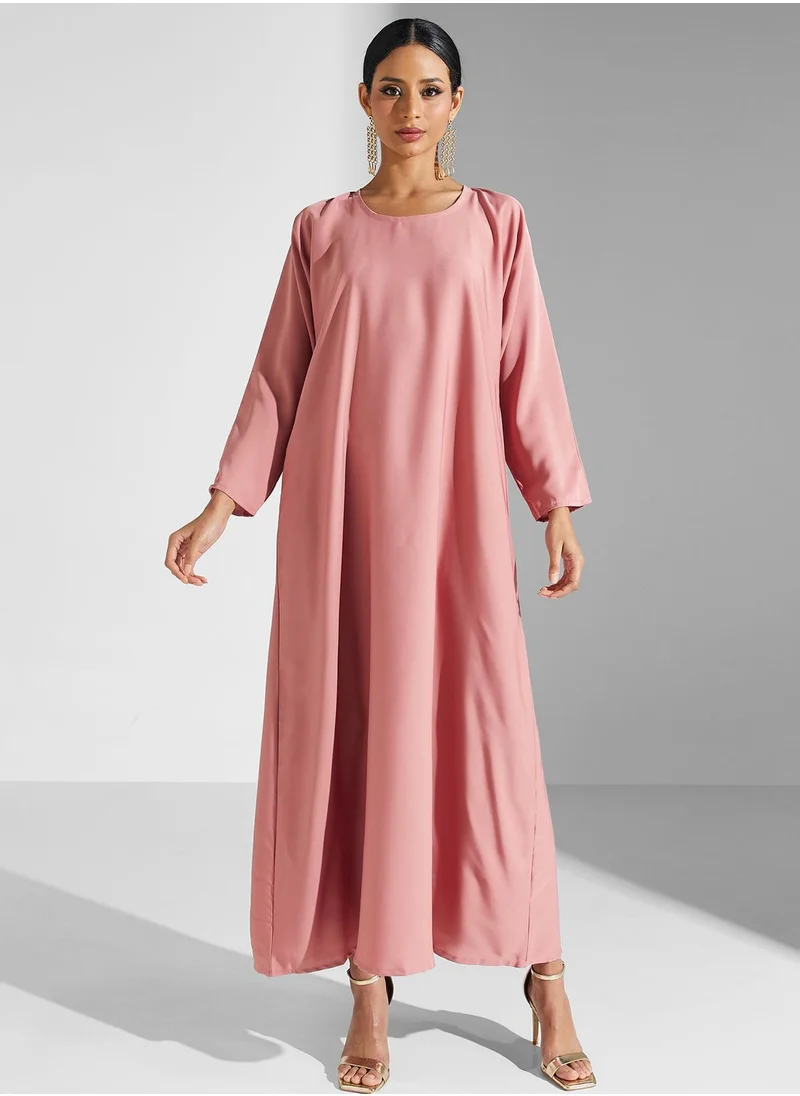 Khizana Embellished Detail Abaya With Sheila