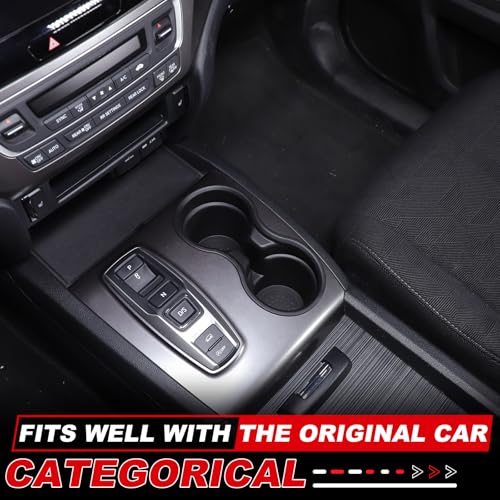 Qiosreui Cup Holder Insert for Honda Pilot 2016-2022/ Honda Passport 2019-2023/ Honda Ridgeline 2020-2023 Accessories, Center Console Water Cup Holder, Insert Cup Holder Coaster, TPE - Image 5