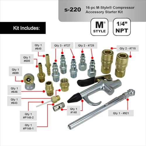 MILTON s-220 Compressor Accessory Kit - Image 4