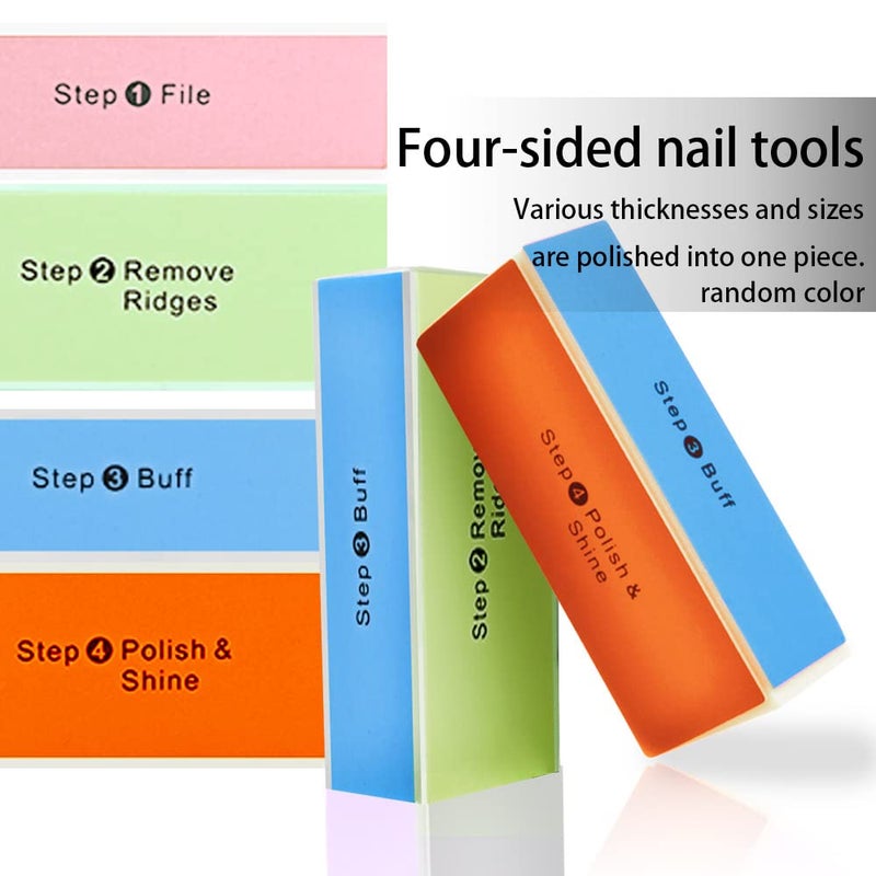 Soft N Style 4 Way Shiny Block / 4 Step Buffing Block Shine Nail Buffer - Image 4