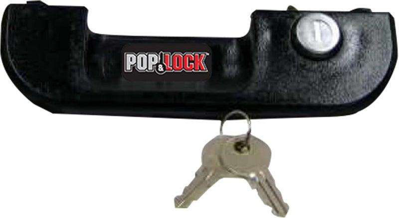 Pop & Lock Manual Tailgate Lock for Toyota Tacoma (1995-2004) - Black, PL5100 - Image 1