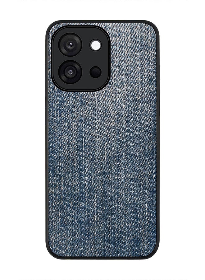 For OnePlus 13s / 13T Case,Slim fit Camera Protection, Shockproof Thin Phone cover  - Dark Denim Print